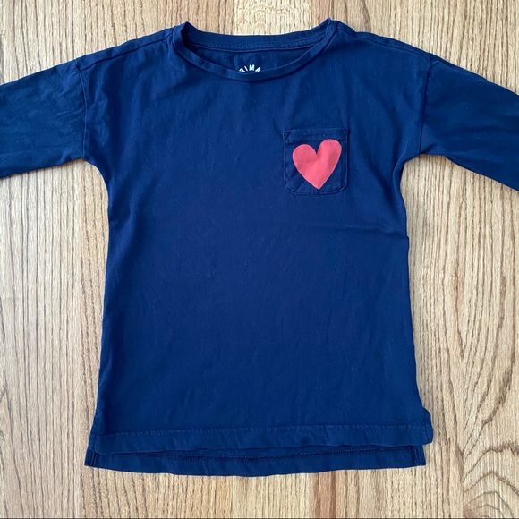 ☀️ 3/$15 EUC Primary legging tee with heart size 4-5 - Picture 3 of 10